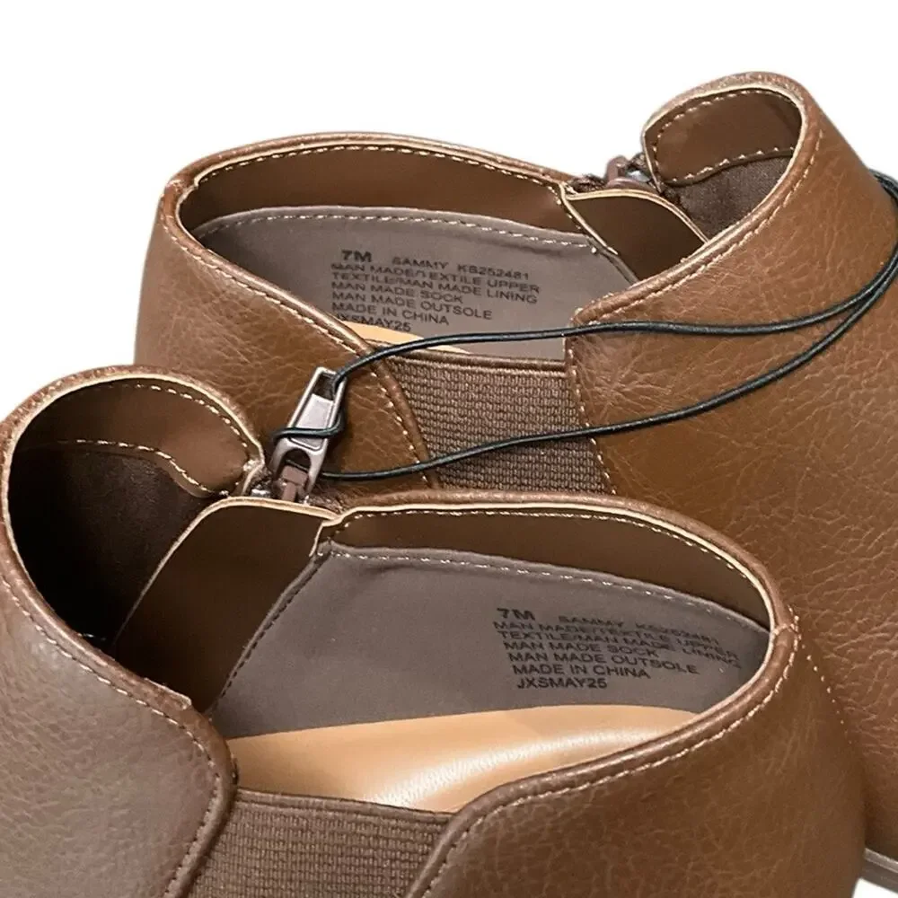 Kensie Ankle Boots Brown Size 7 NEW in Box - Picture 4 of 9